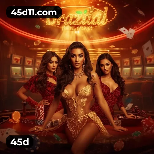Imagem promocional da 45d mostrando a plataforma e suas vantagens