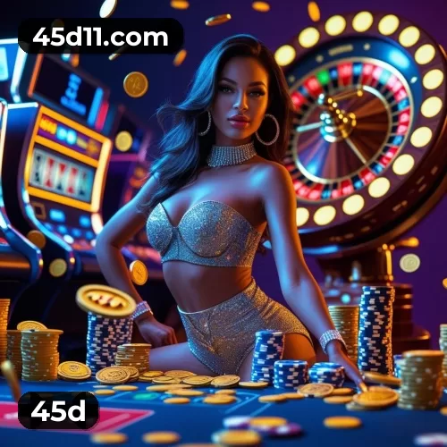 Imagem promocional da 45d mostrando a plataforma e suas vantagens