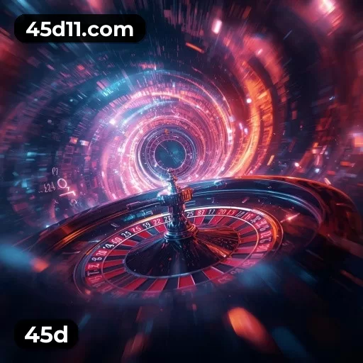 Imagem promocional da 45d mostrando a plataforma e suas vantagens