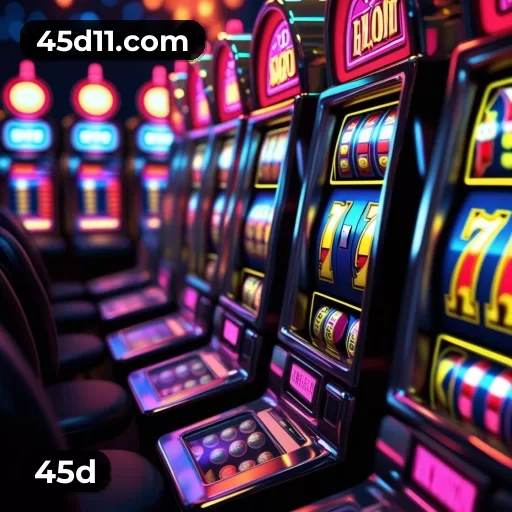 Imagem promocional da 45d mostrando a plataforma e suas vantagens