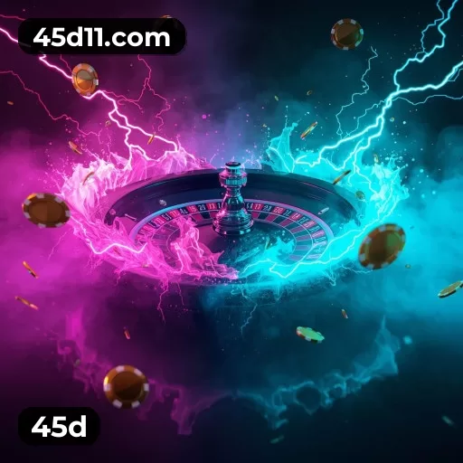 Imagem promocional da 45d ilustrando a plataforma e seus diferenciais